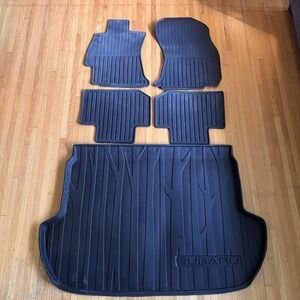OEM 2014-2018 Subaru Forester Front & Rear & Cargo Area All Weather Floor Mats